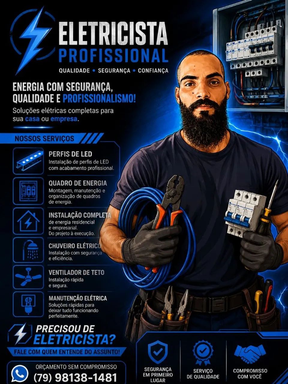 Manutenção preventiva e corretiva , instalações em geral