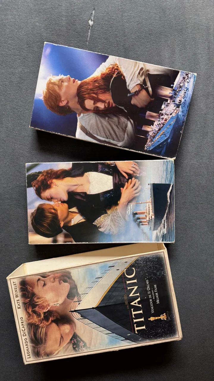 TITANIC VHS - 2 Fitas - Raro