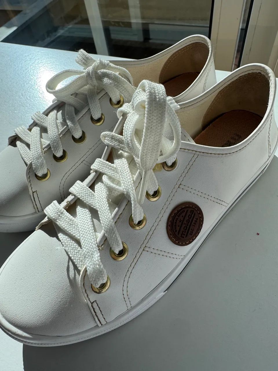 Tênis branco casual Moleca feminino  - Foto 3