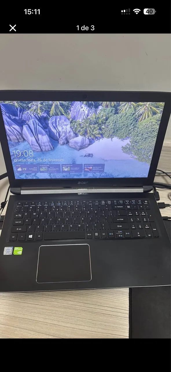 Notebook Acer Aspire A515G 16g RAM + 1TB 120gb HD (com Upgrades) - Foto 2