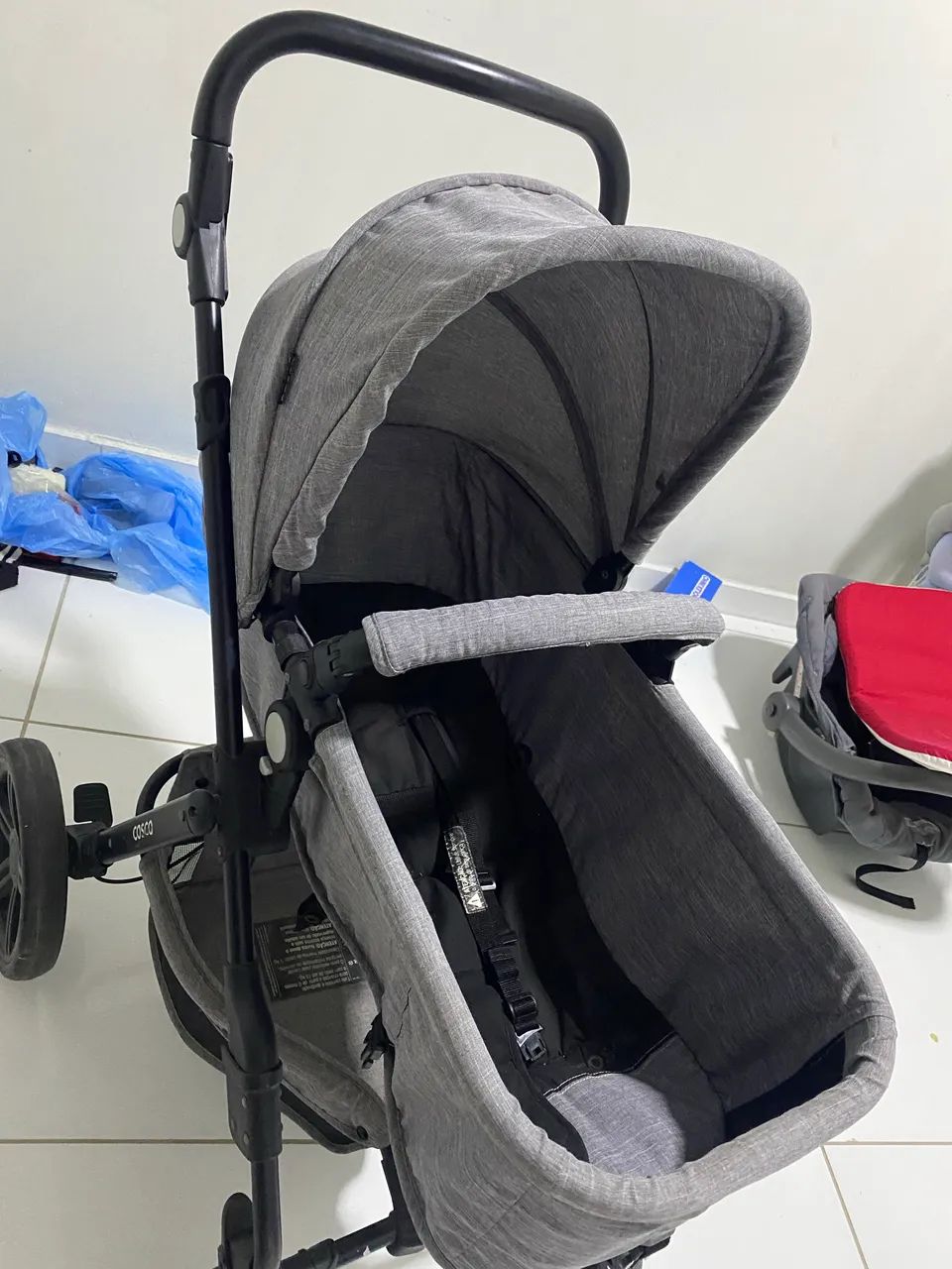 Carrinho de bebê Cosco 3 em 1 - Foto 2