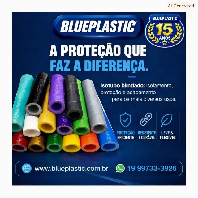 Isotubo blindado para brinquedão