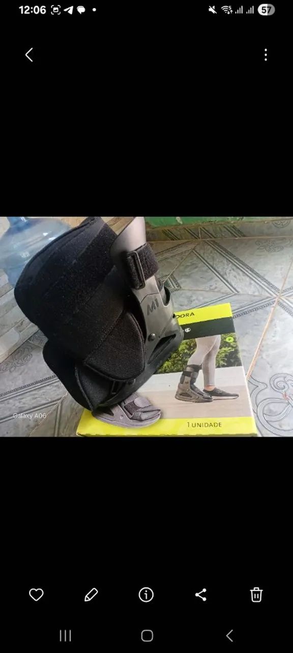 Bota ortopedica + cadeira de rodas bem conservada - Foto 3
