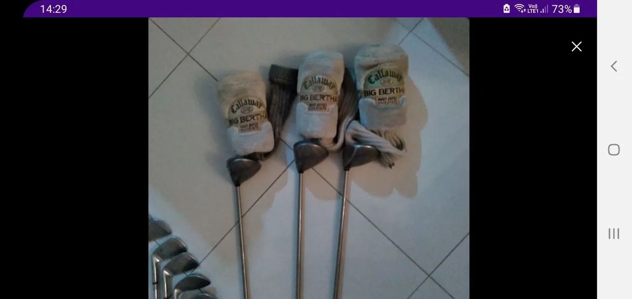 Conjunto de tacos de golfe feminino. - Foto 4