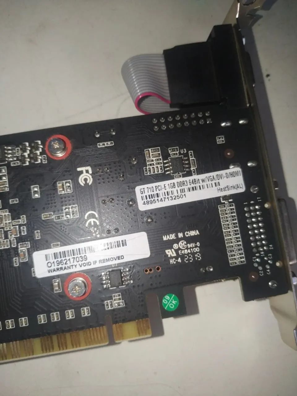 Placa de video GeForce GT 710 1GB DDR3 64Bits - Foto 4