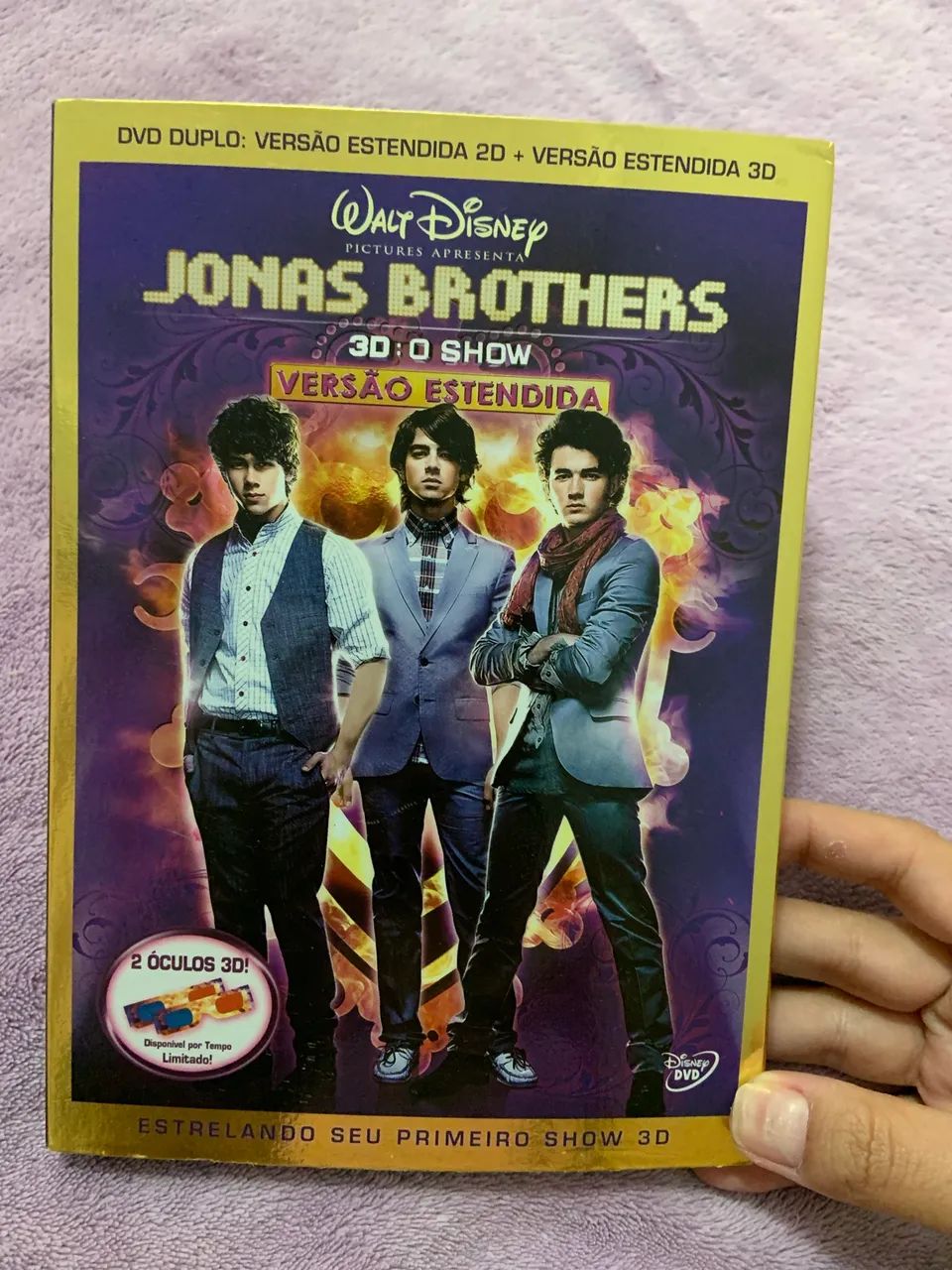 DVD Jonas Brothers 3D: O SHOW - DVD, Blu-Ray e Vídeo Cassete