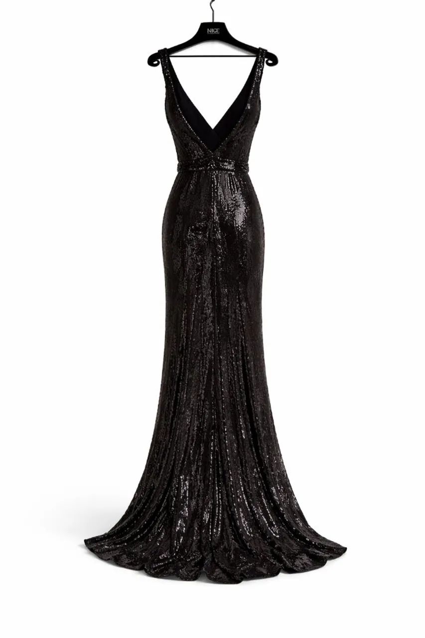 Vestido paetê preto - Foto 2