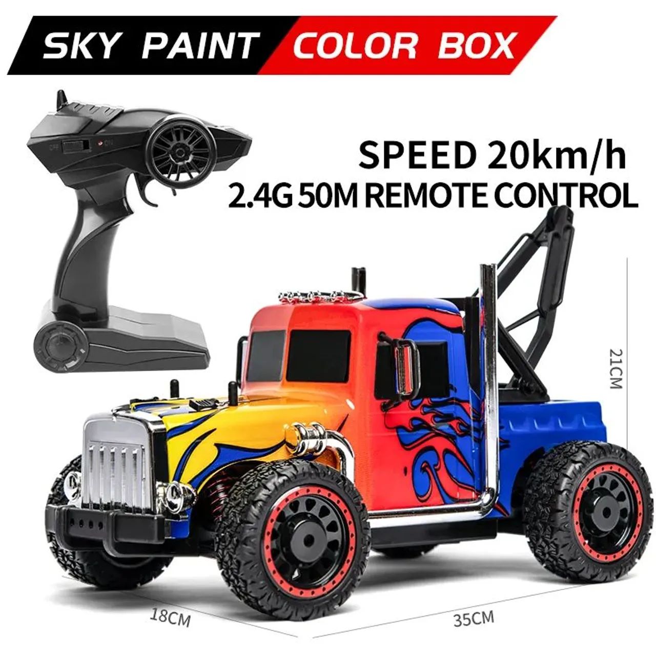Carrinho de controle remoto Off Road  - Foto 4