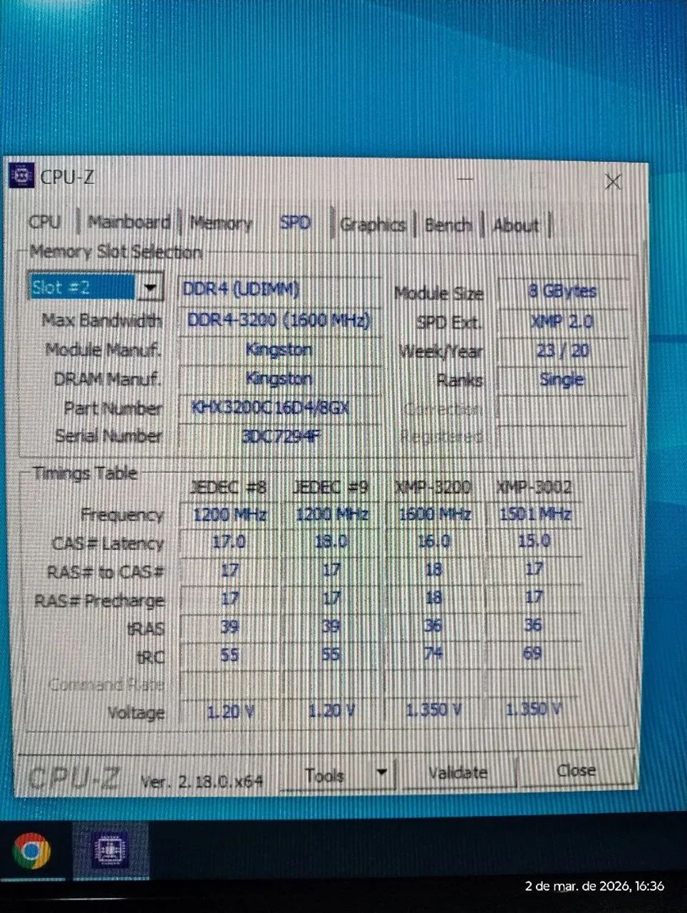  HyperX DDR4 16GB 3200Mhz RGB - Foto 3