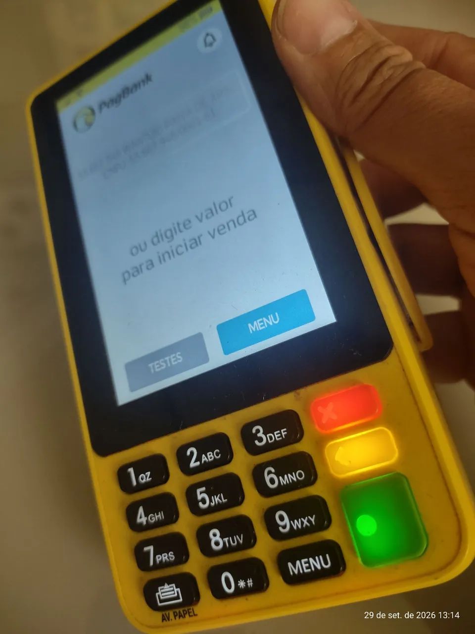 Máq. MODERNINHA PRO 2 Pagbank só 180,00 - Foto 2
