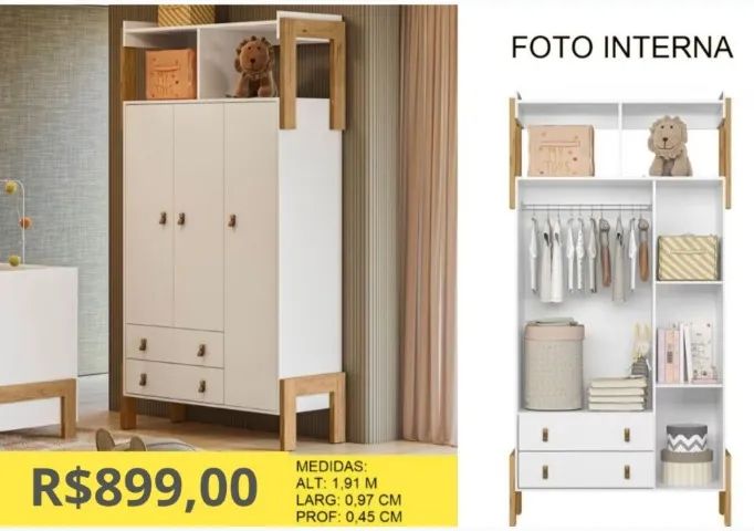 ROUPEIRO INFNTIL A PRONTA-ENTREGA 
