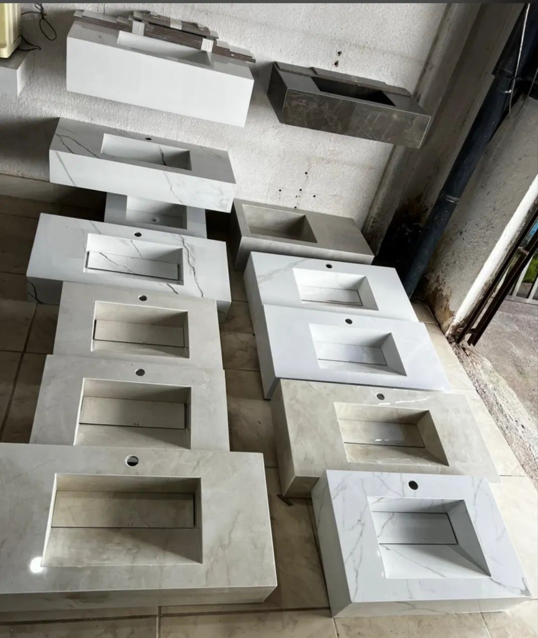Pias de porcelanato a pronta entrega 