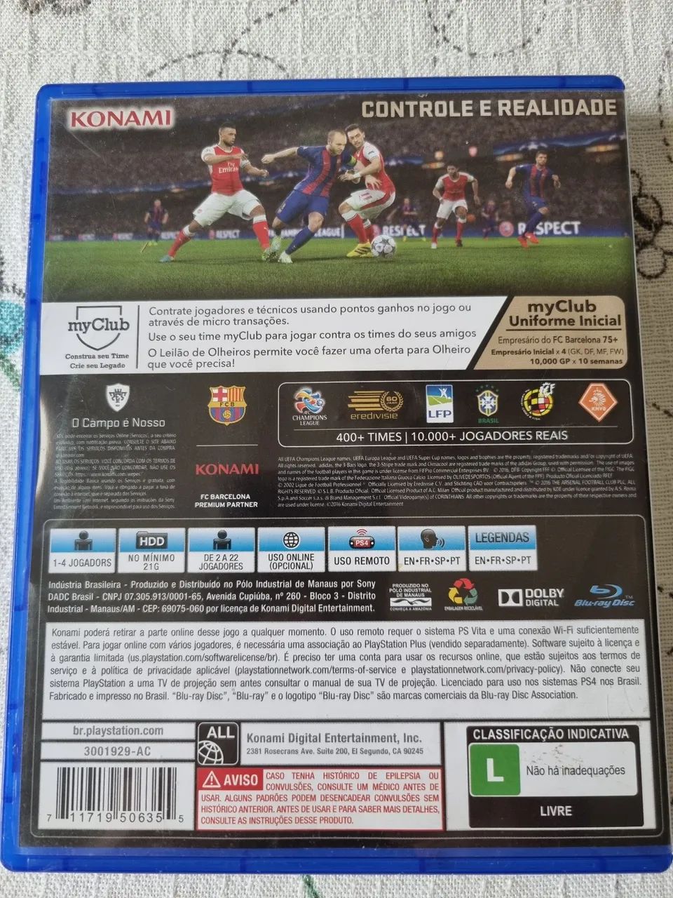 Jogo PES 2017 PS4 - Foto 2