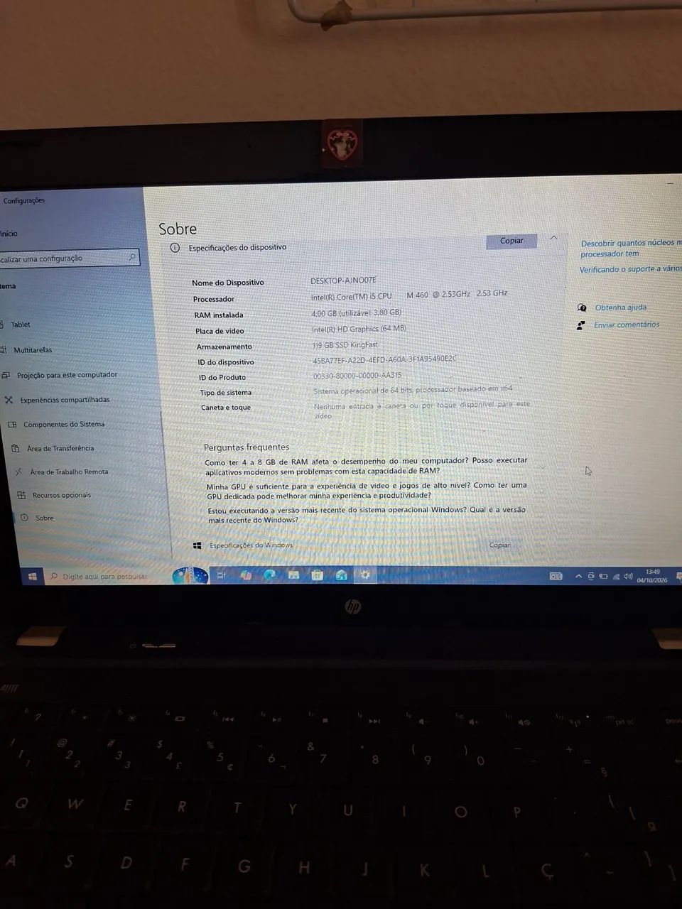 Notebook hp G42 Usado - Foto 4