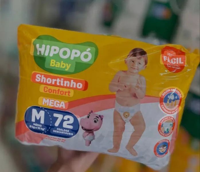 Fralda shortinho hipopó  - Foto 2