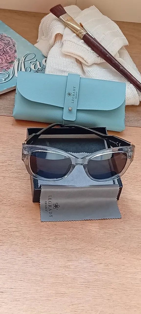 Óculos de Sol de Design Italiano UV 400 da Legrady Select - Foto 3