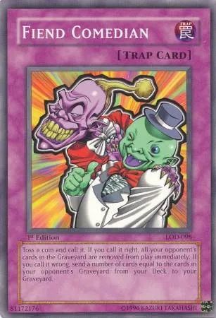 Yugioh!!! Fiend Comedian LOD-098 Common