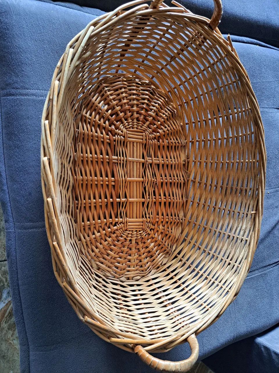 Cesta de madeira  - Foto 4