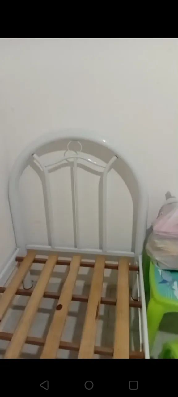 Cama de solteiro branca  - Foto 2