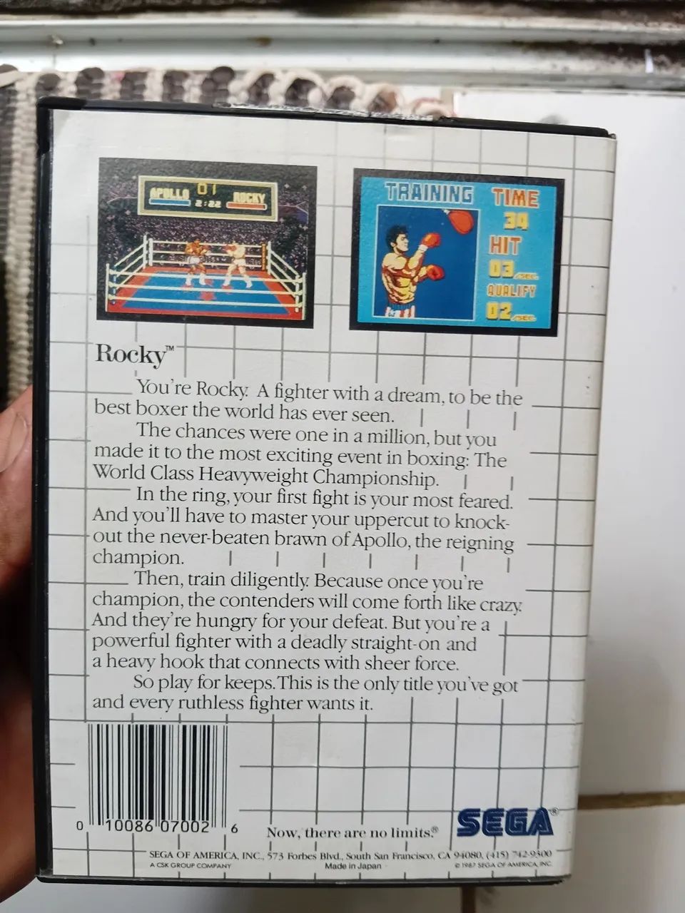 Jogo Master System Rocky - Foto 3