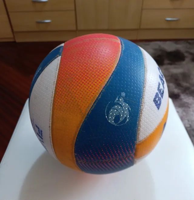Bola Vôlei de Praia Mikasa BV550-Padrão FIVB - Foto 3