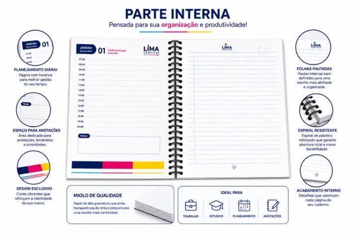 Caderno Personalizado com Sua Marca - Foto 3