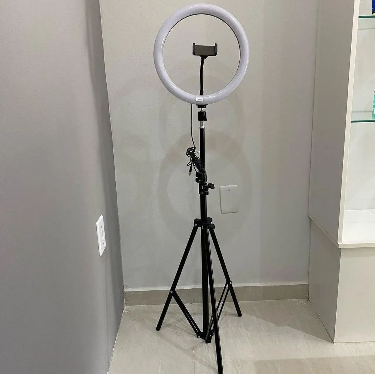 Iluminação Ring Light grande 2,1 metros 