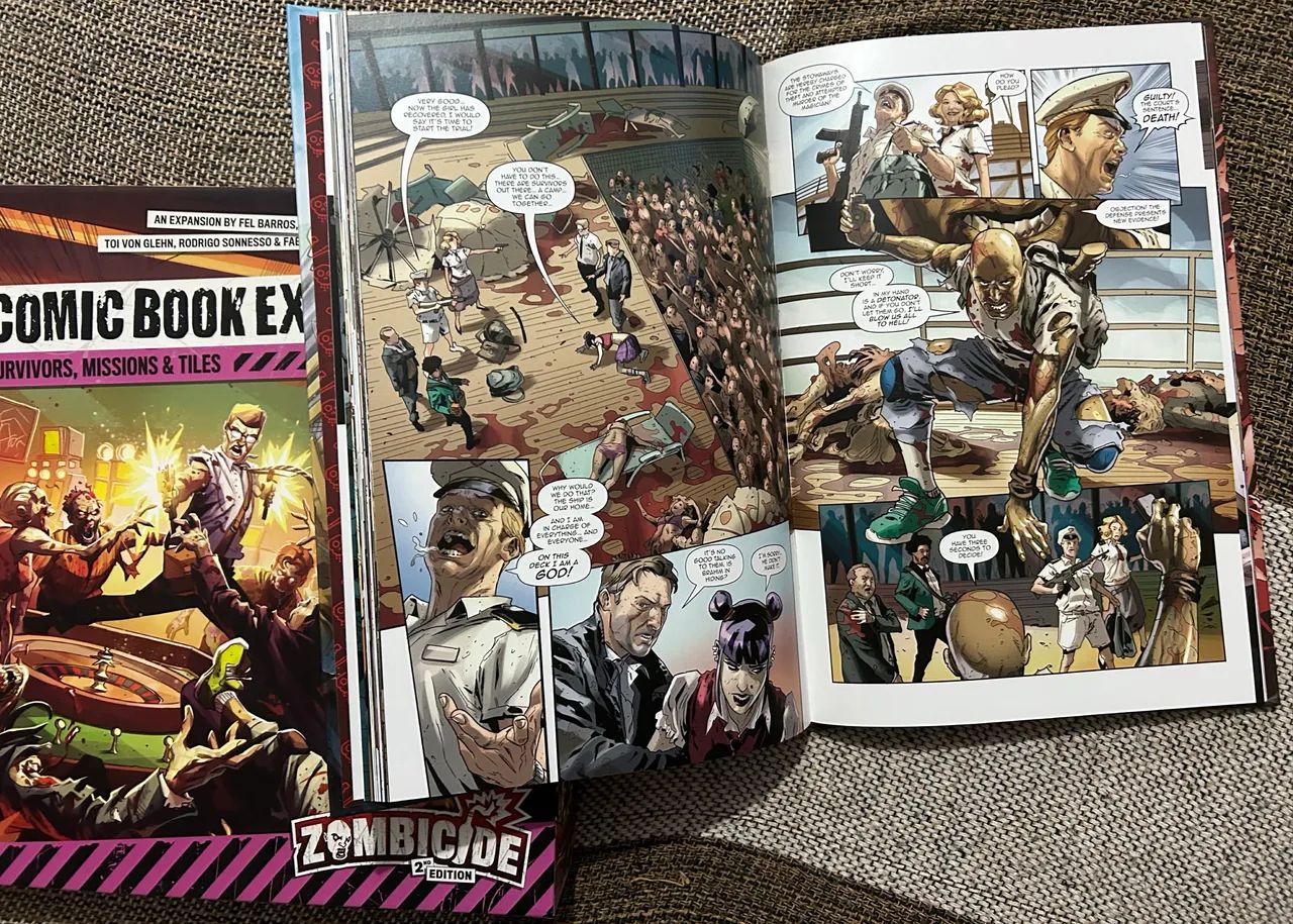 Comic book extras 2 + hq Zombicide 2 edição  - Foto 5