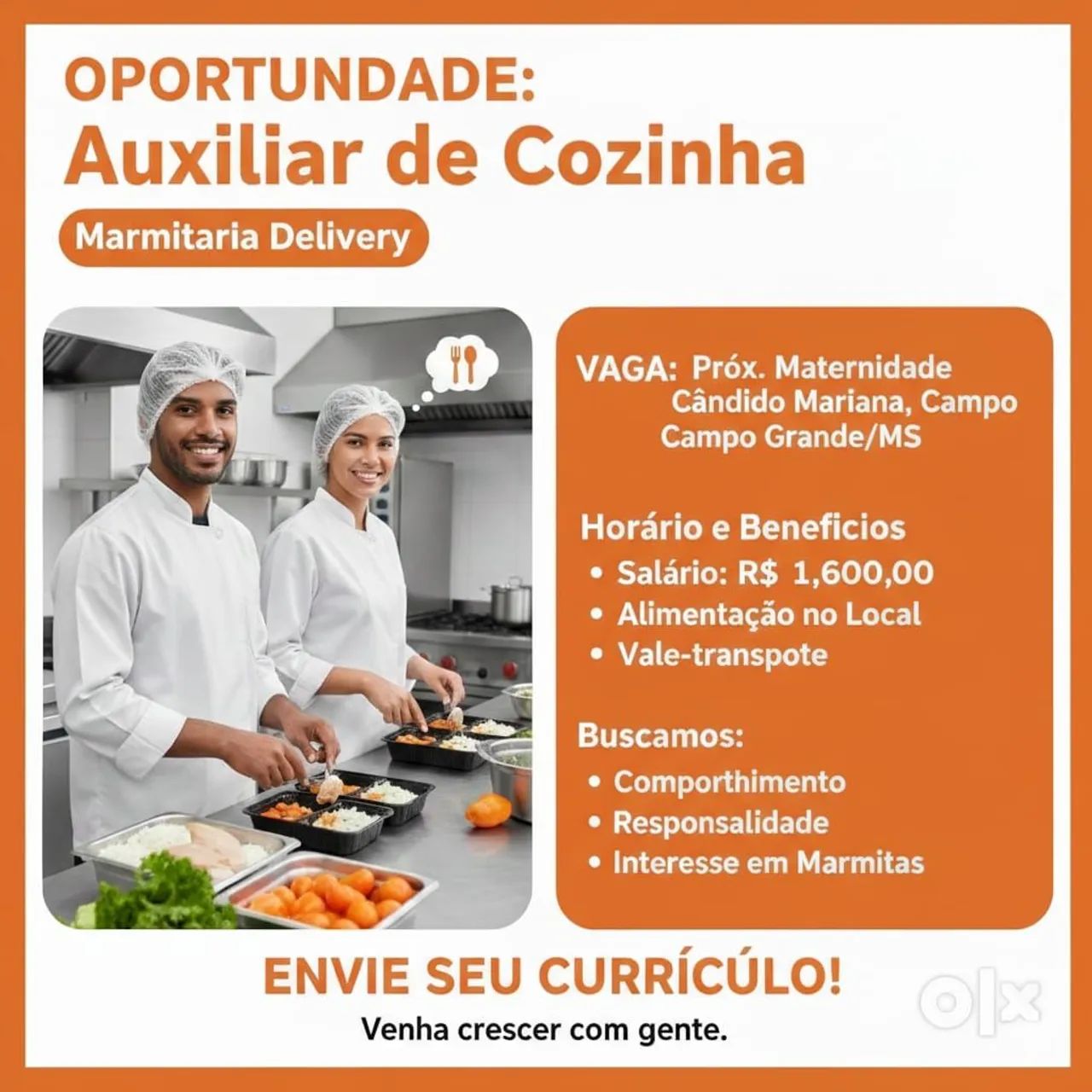 Auxiliar de cozinha