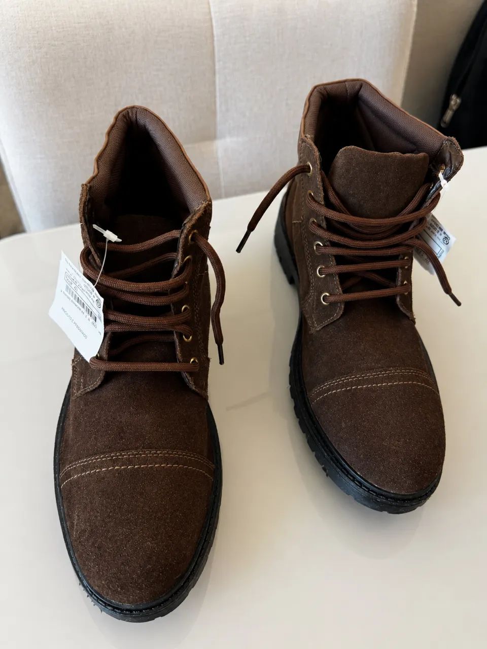 Par de botas masculina: nunca usadas - Foto 4