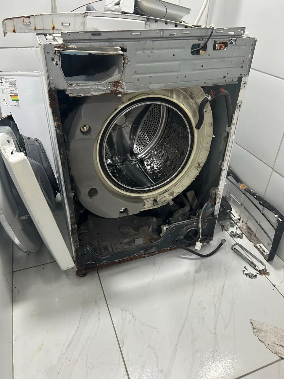 Máquina LG lava e seca desmontada  - Foto 5