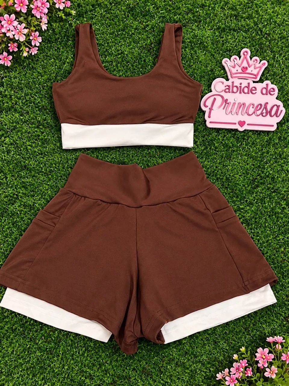 Conjuntos short duplo P/M