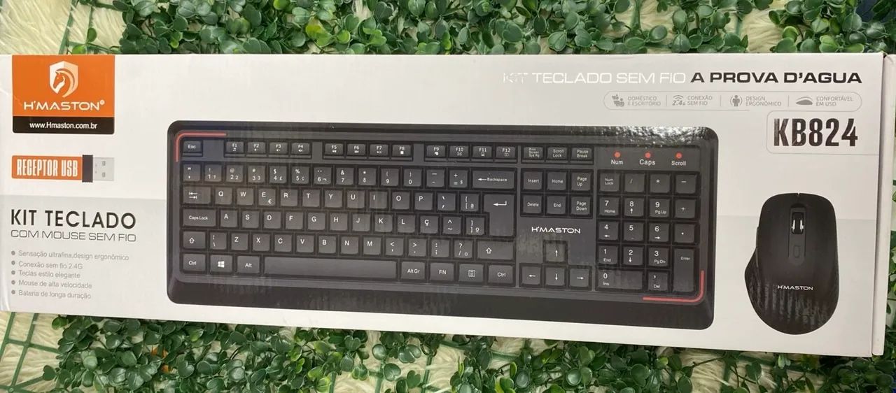 Teclado e mouse sem fio HMASTON  - Foto 2