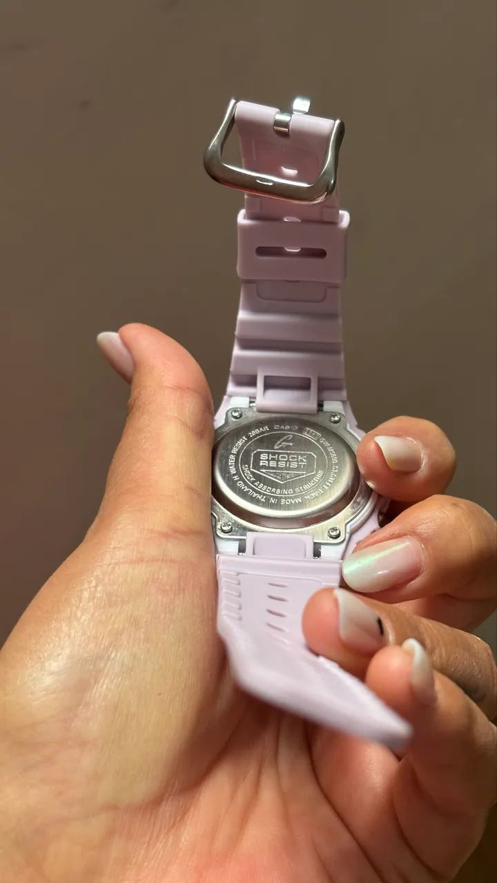 relógio casio g-shock na cor lilás - Foto 2