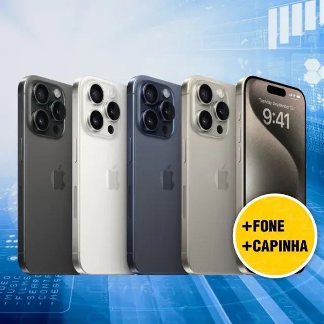 OFERTA - iPhone 15, 15 Pro e Pro Max 128gb e 256gb 
