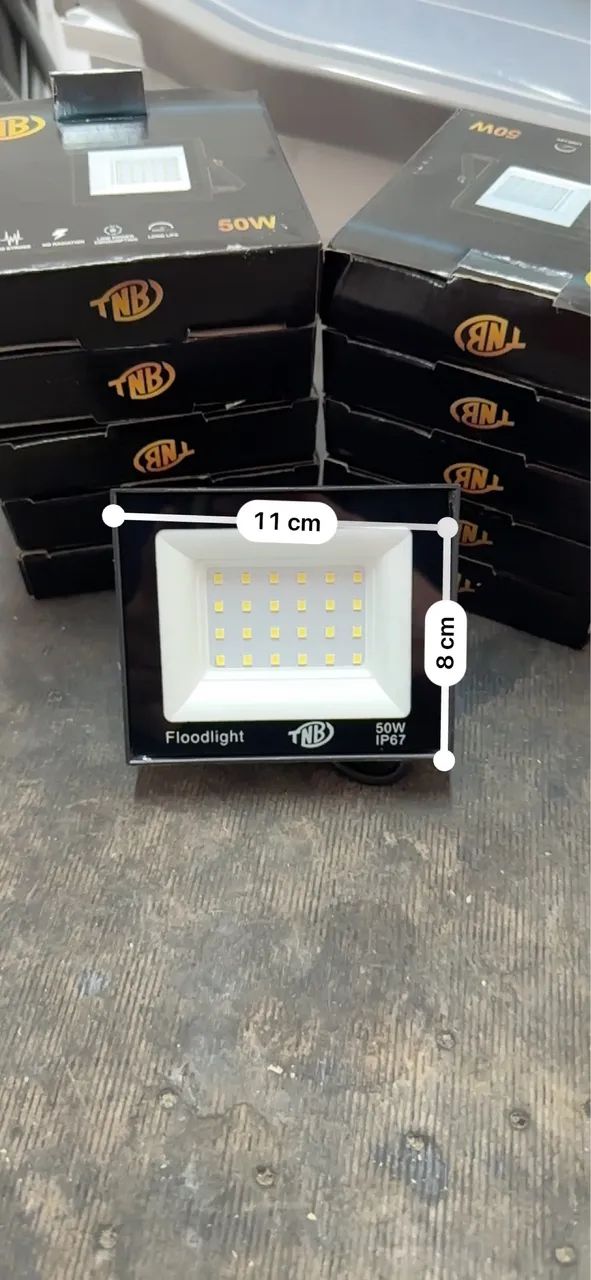  5 refletores 50w slim combino entrega e parcelo  - Foto 3