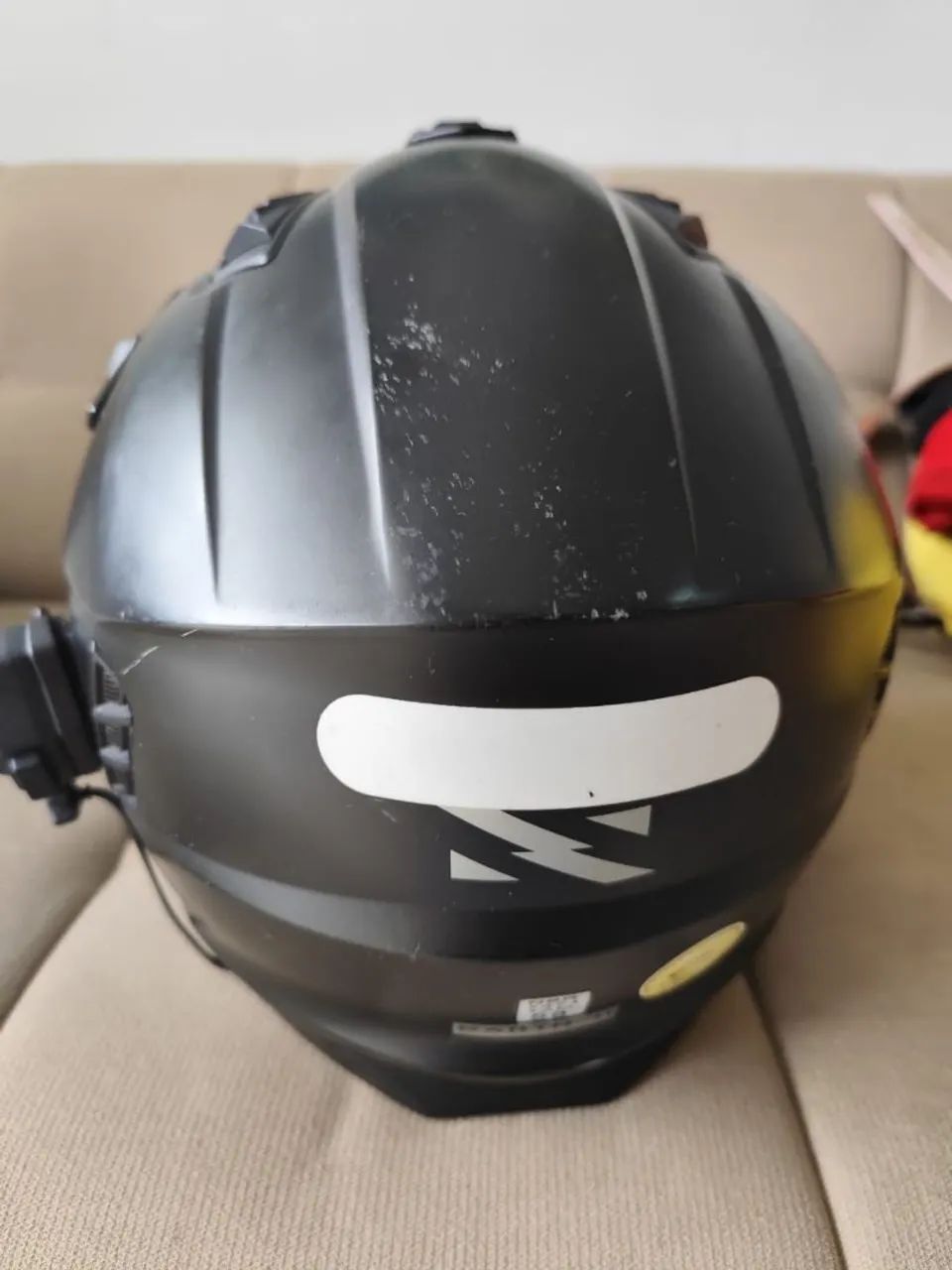 Capacete no risk, com microfone via Bluetooth  - Foto 3