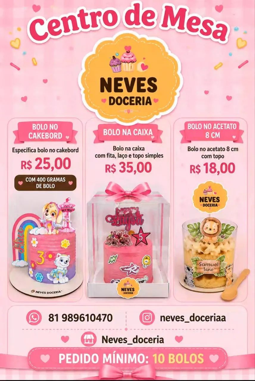 Kit festa escola / bolo para centro de mesa - Foto 3