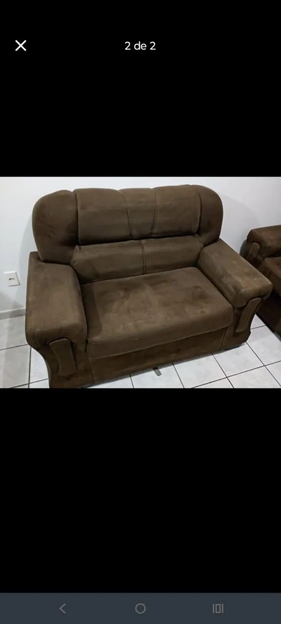 CONJUNTO DE SOFÁS 2 E 3 LUGARES - Foto 2