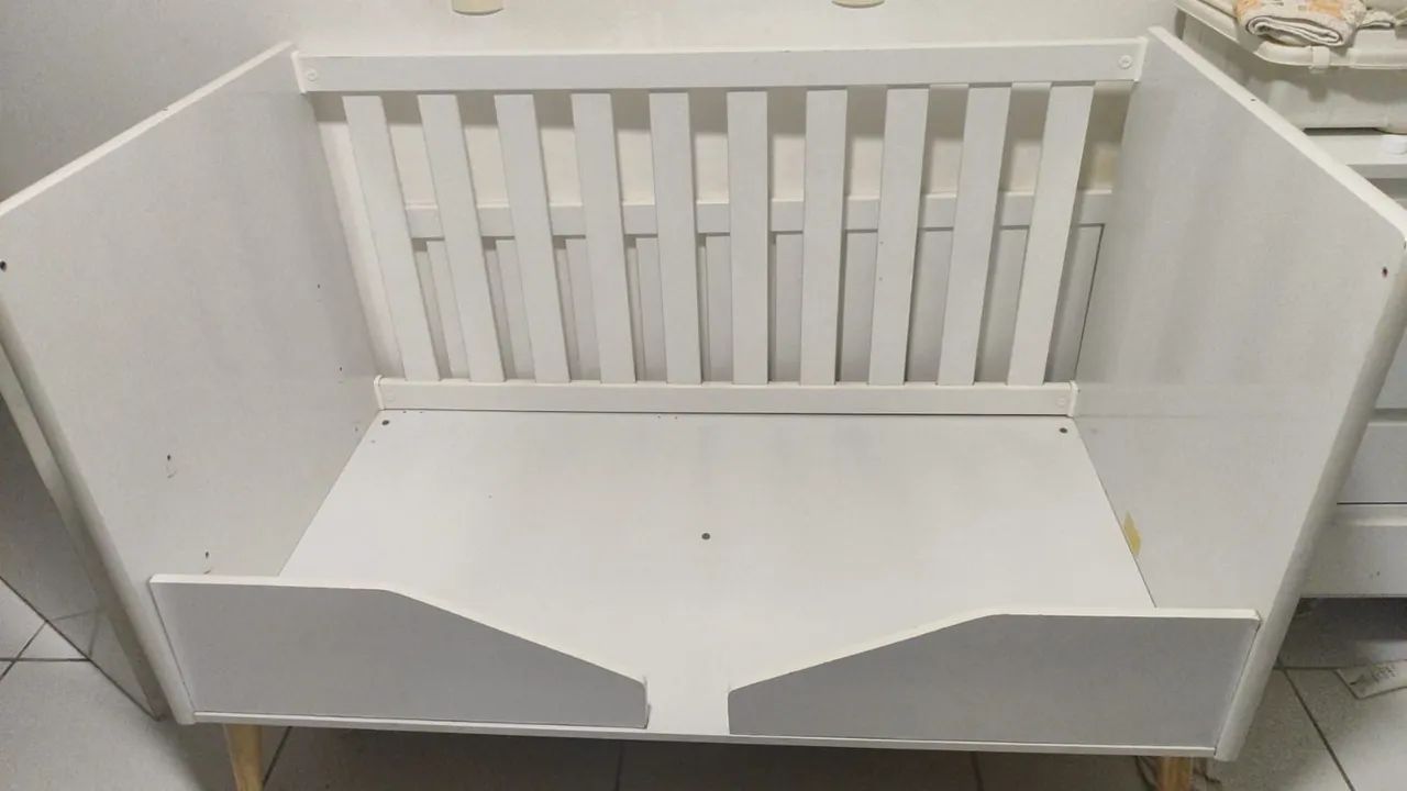 Berço 2 em 1 (Berço e Cama) - Foto 2