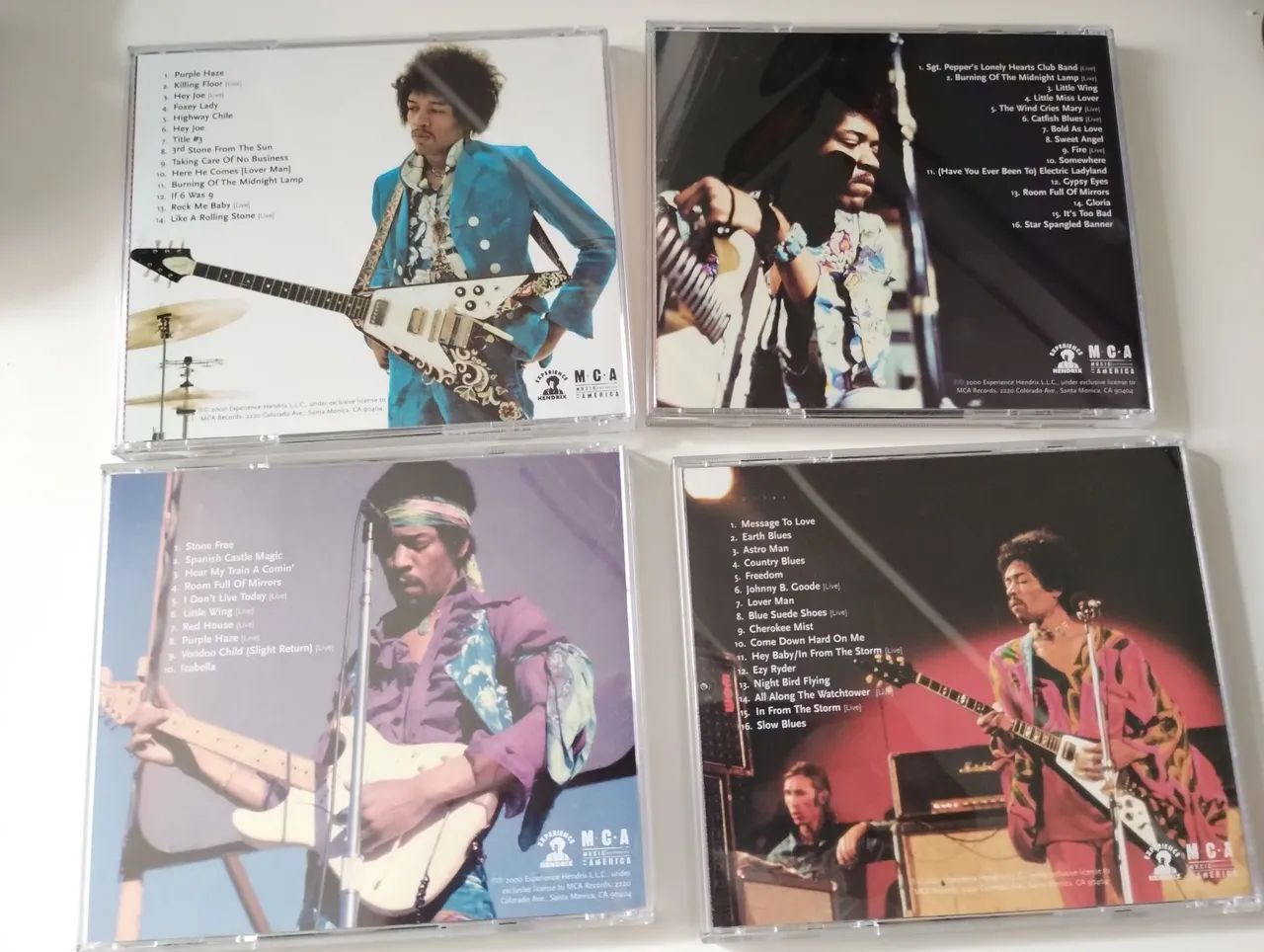 Box Set The Jimi Hendrix Experience 4 CDs RARO Blues Rock Guitar