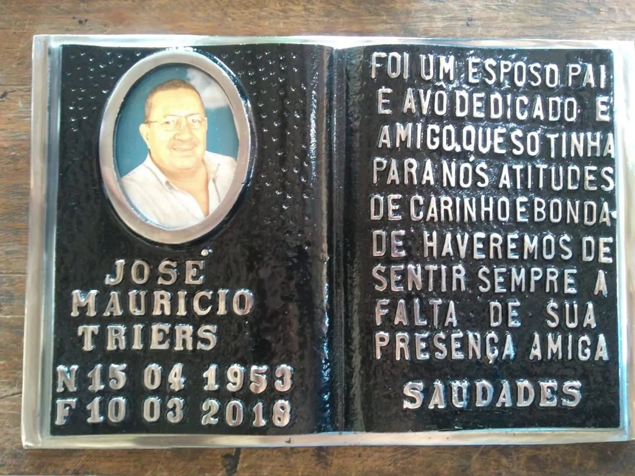 Placa tumular de alumínio  - Foto 3