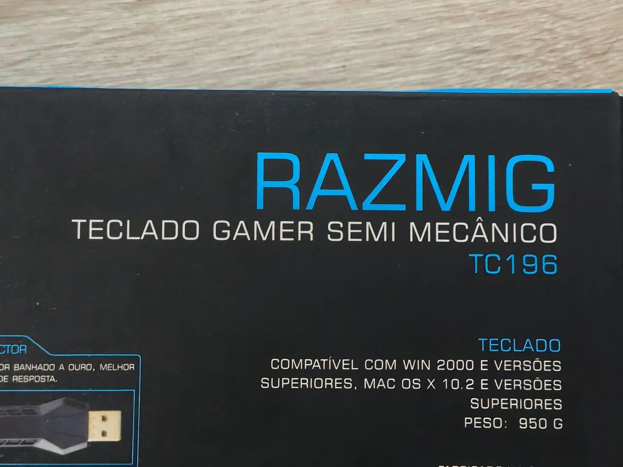 Teclado semi mecânico Razmig TC196 - Foto 3