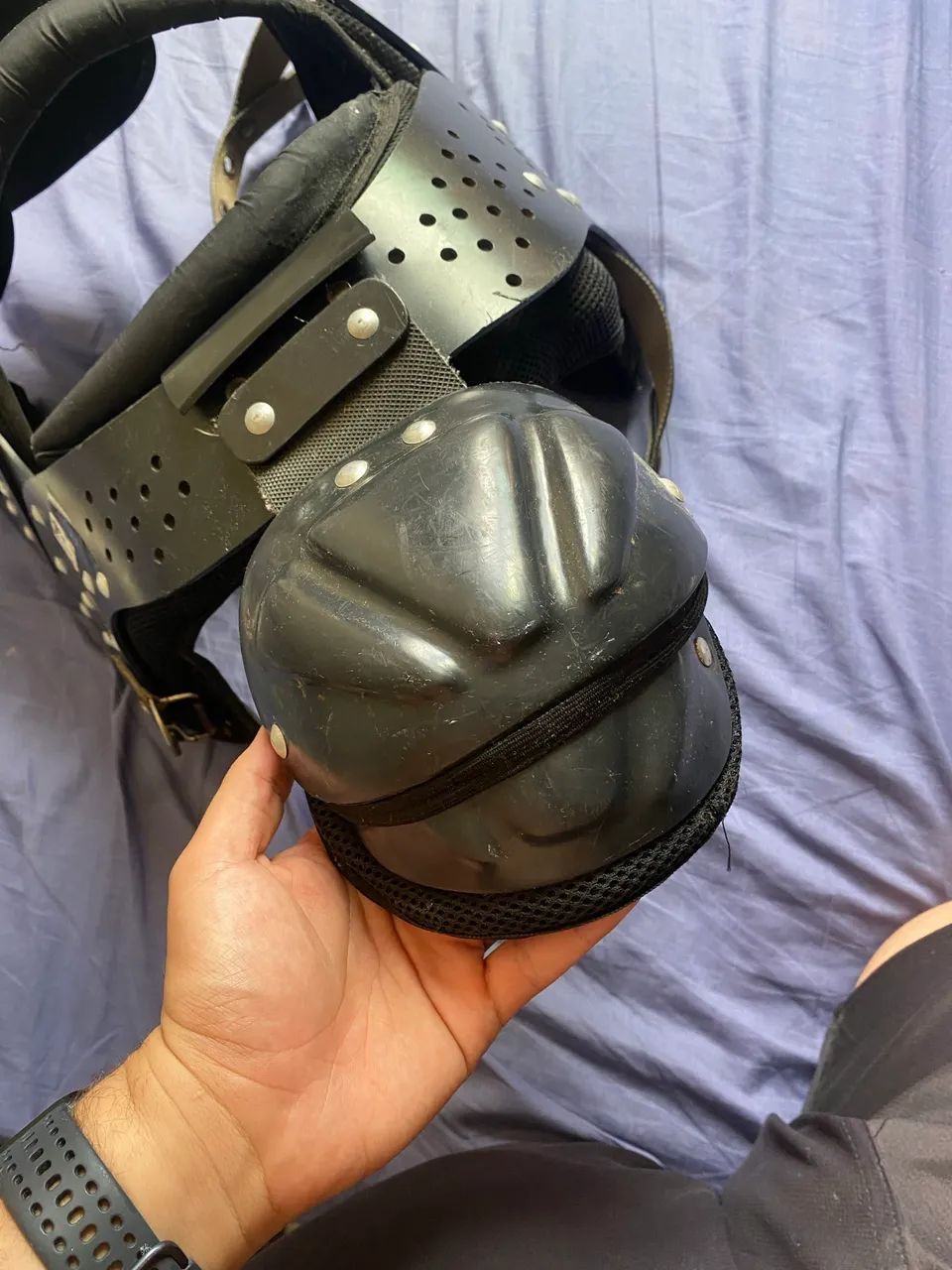 Shoulder Pad Futebol Americano Tamanho M - Usado - Foto 4