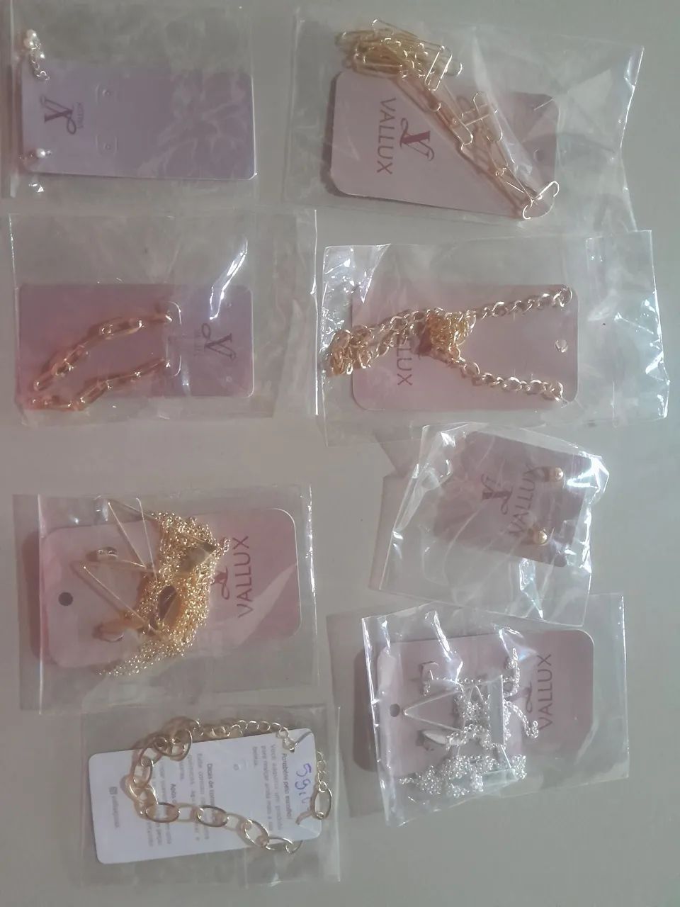 Kit com 18 peças banhadas a ouro e prata  - Foto 2