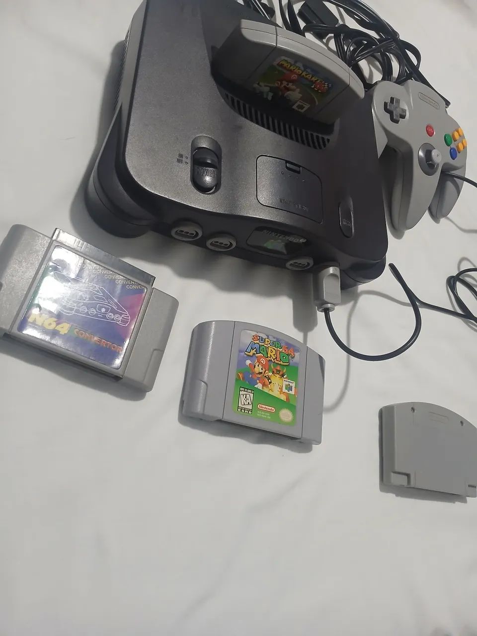 Nitendo 64 com 4 cartucho - Foto 3