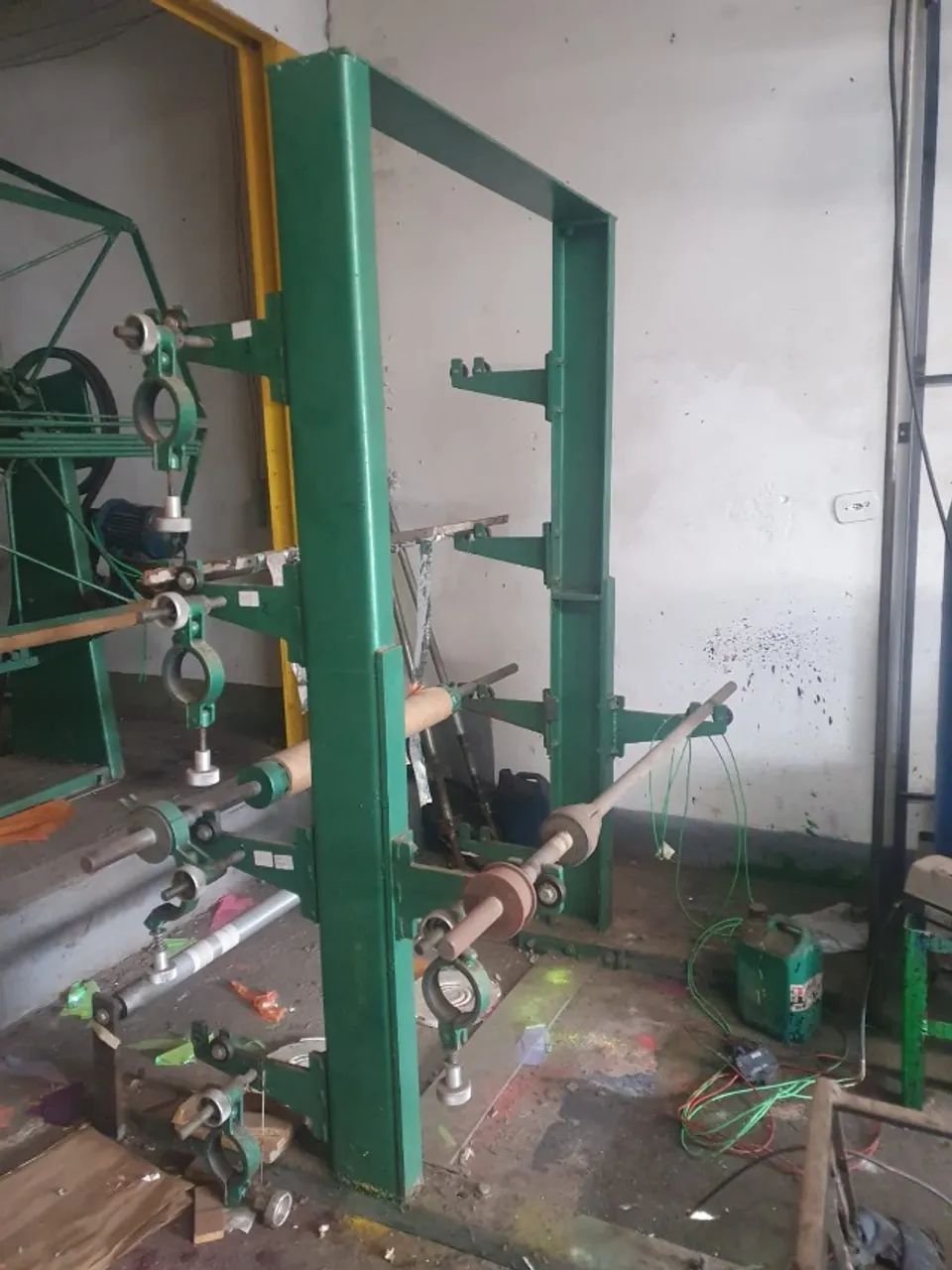 Desbobinador Industrial com suporte desbobinador multiplo de eixos - Foto 2