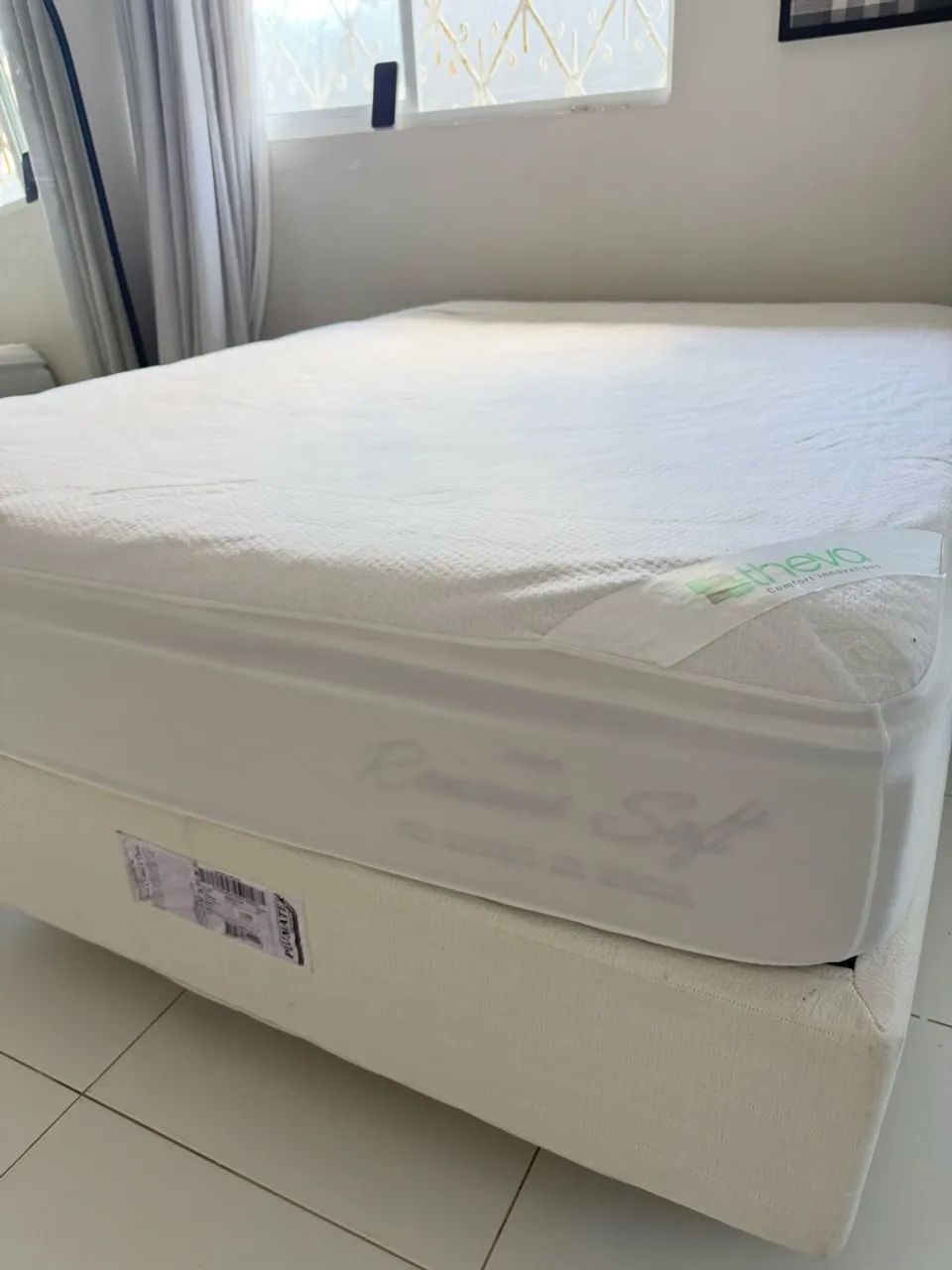 Base com Colchão Probel Romanne Soft CASAL