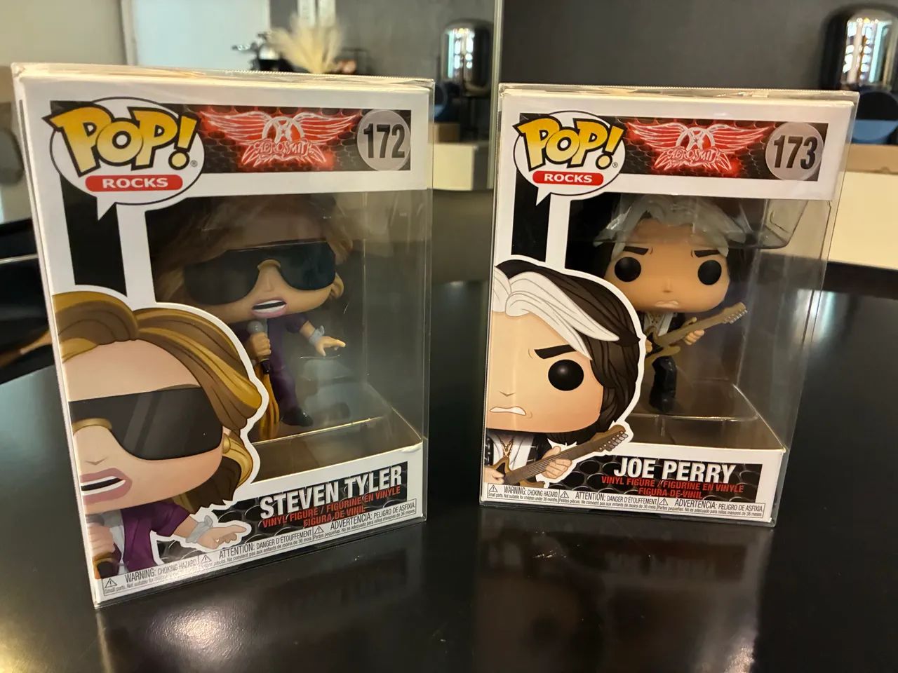 Funko Pop Rocks - Aerosmith - Steven Tyler e Joe Perry - NOVOS!
