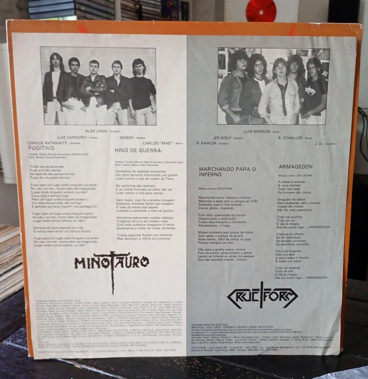 Lp METAL BRIGADE Vol. 1 1987 Com Encarte  - Foto 5